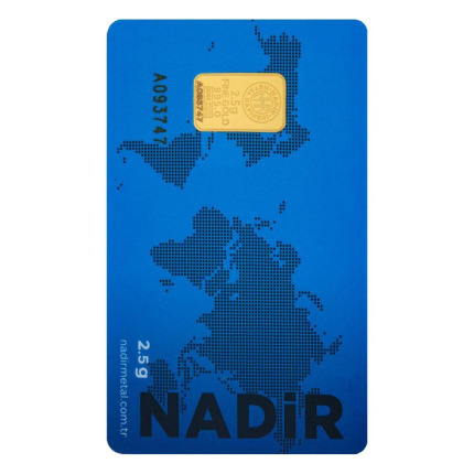 2.5 gr 24 Ayar NadirGold Gram Altın