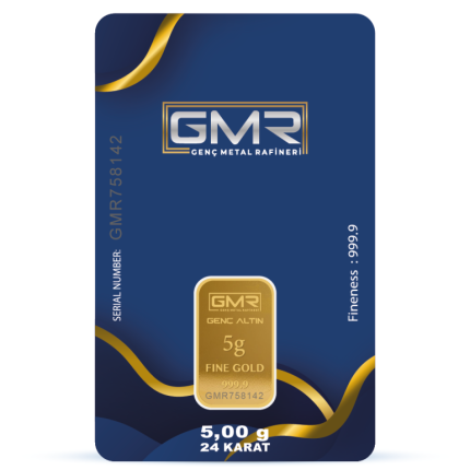 5 gr 24 Ayar 999.9 Milyem GMR Gram Altın