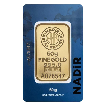 50 gr 24 Ayar NadirGold Gram Altın